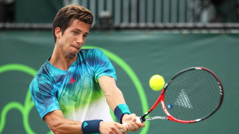 Bedene impressed with his ground strokes during the final two sets