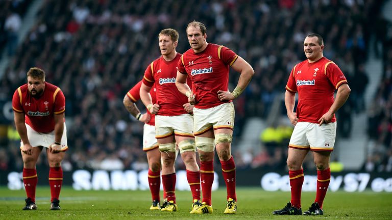 Wales look on dejected after 25-21 Six Nations defeat to England at Twickenham