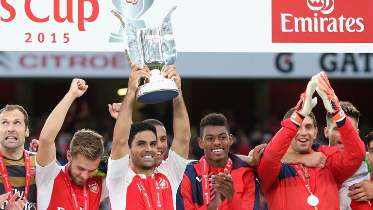 Arsenal lifted the Emirates Cup last yeaar