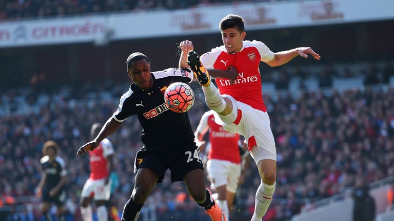 Gabriel battles with Odion Ighalo