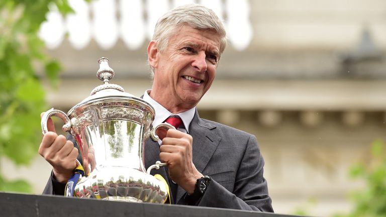 Wenger's Arsenal are chasing a third straight FA Cup this season, a run not achieved since the 19th century