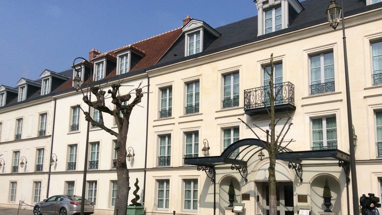 The five-star Auberge de Jeu de Paume will be England's home during Euro 2016