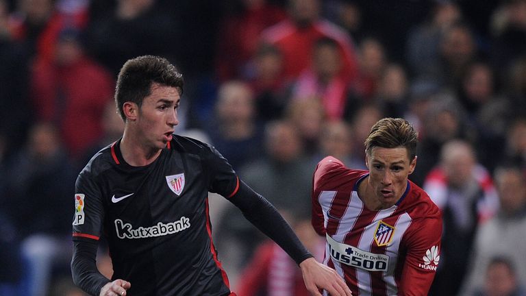 Aymeric Laporte of Athletic Club in action
