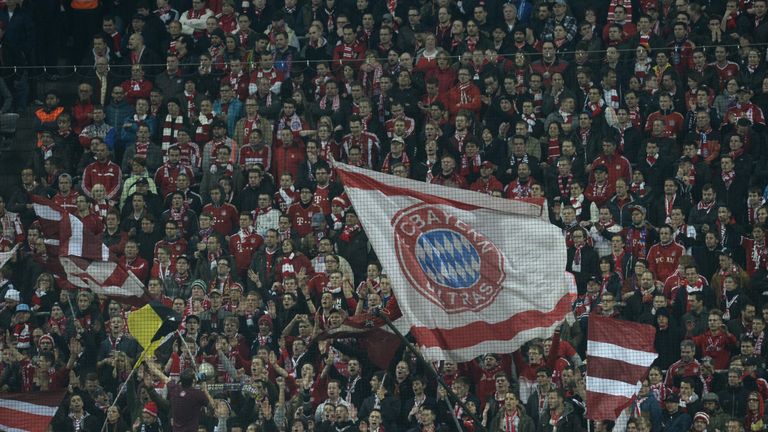 Bayern Munich fans 