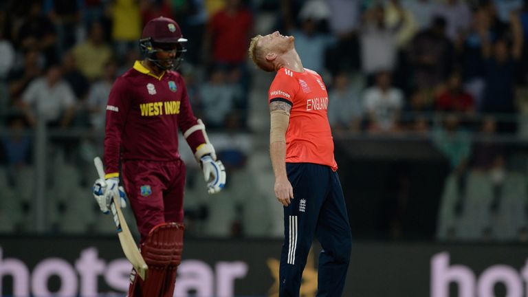 Ben Stokes bowled two of England's 10 wides in Mumbai