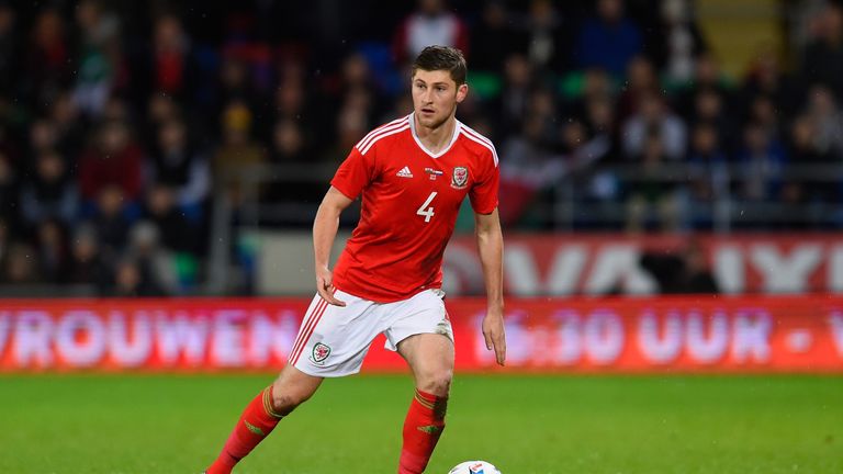 CARDIFF, WALES - NOVEMBER 13:  Ben Davies of Wales in action during the friendly International match between Wales and Netherlands at Cardiff City Stadium 