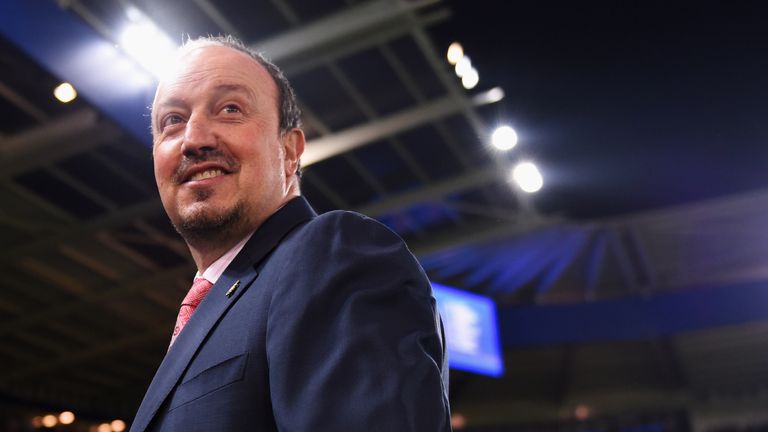Rafael Benitez took charge of his first Newcastle game against Leicester