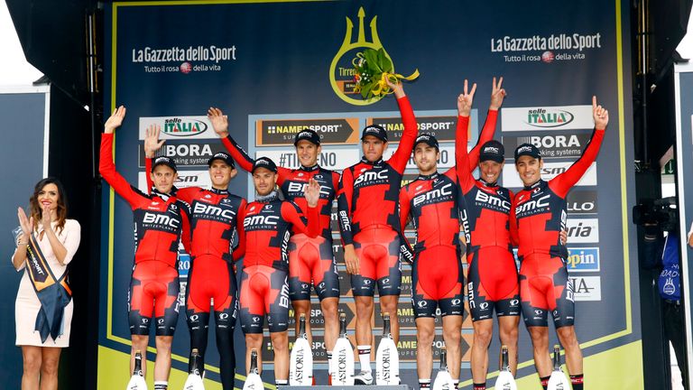 BMC won the opening TTT of the 2016 Tirreno-Adriatico