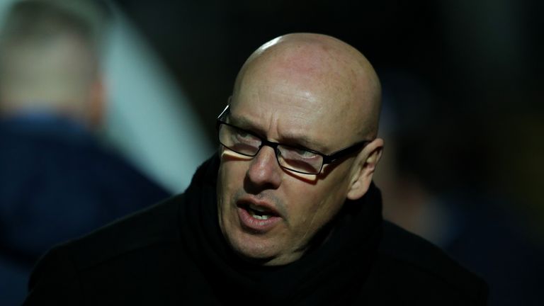 HIGH WYCOMBE, ENGLAND - MARCH 03:  Reading first team manager Brian McDermott looks on during the 