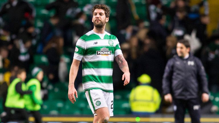 Celtic's Charlie Mulgrew at full-time