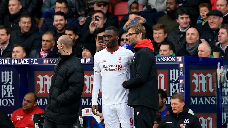 Christian Benteke, Jurgen Klopp, Crystal Palace v Liverpool, Premier League