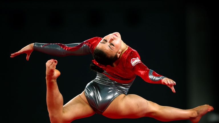 Claudia Fragapane shot to fame after winning four gold medals during the 2014 Commonwealth Games in Glasgow 