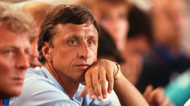 Barcelona manager Johan Cruyff (1992)