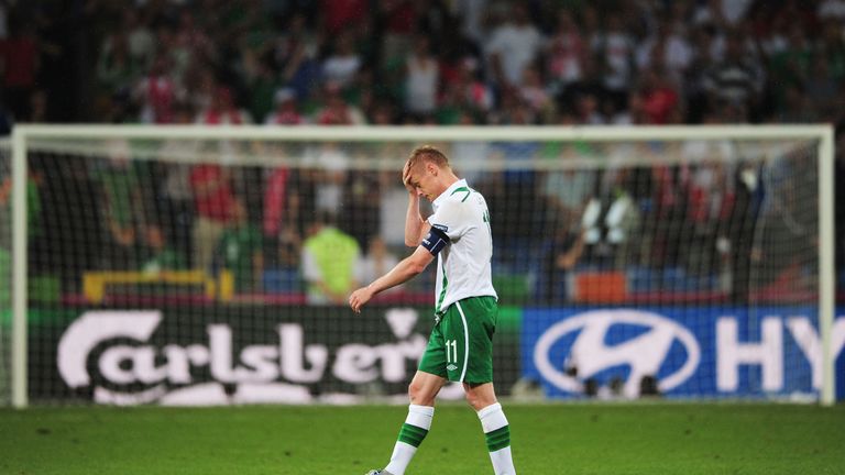 Ireland failed to win a single point at Euro 2012