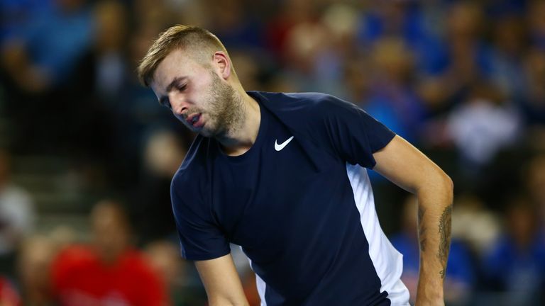 Daniel Evans of Great Britain