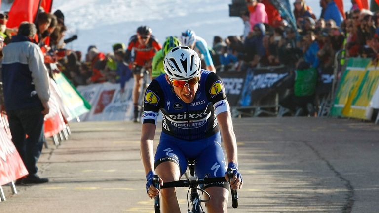 Martin crosses the line at La Molina