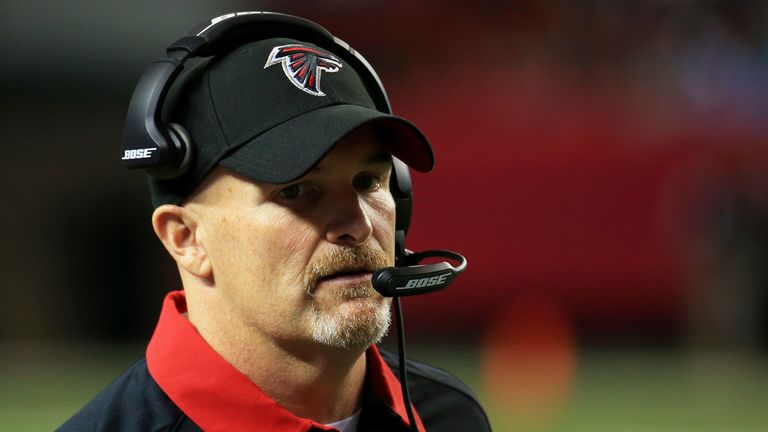 Head coach Dan Quinn of the Atlanta Falcons was forced to apologise to Eli Apple