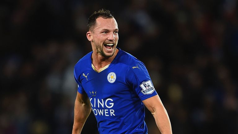 Danny Drinkwater of Leicester City celebrates