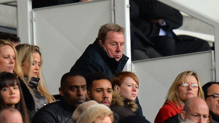 Derby County football advisor Harry Redknapp watches the game against Nottingham Forest