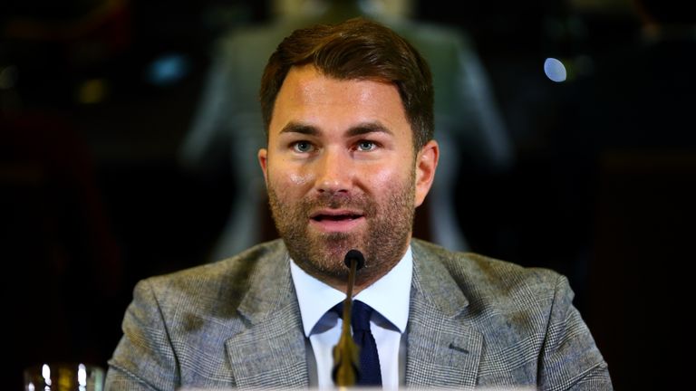 Eddie Hearn is calling on British fans to support their fighters