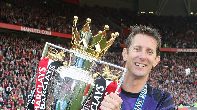 Edwin van der Sar at Old Trafford 