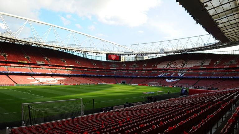 A general view of Emirates Stadium
