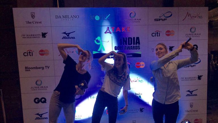 England Women at the India Golf Awards
