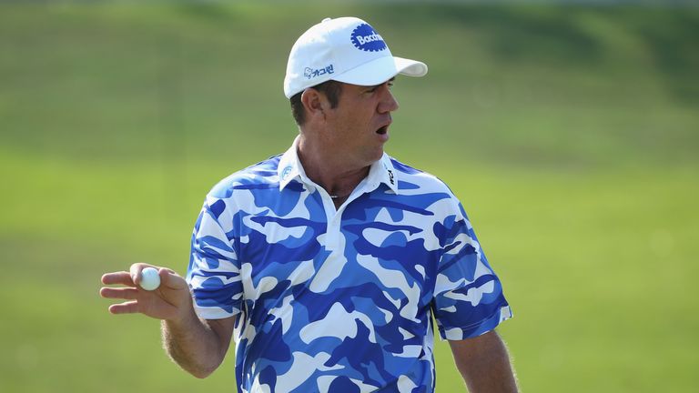 Scott Hend matched the course record to join Edberg at the top of the leaderboard