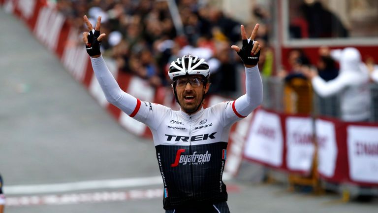 Fabian Cancellara wins the 2016 Strade Bianche