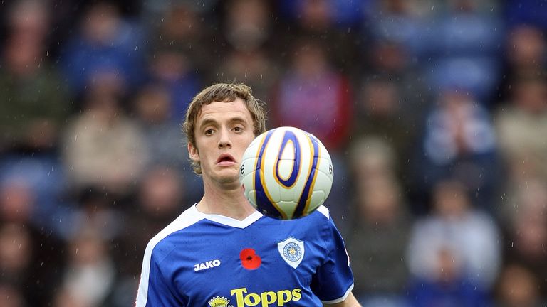 Andy King of Leicester City in action during the League One Match against Northampton 