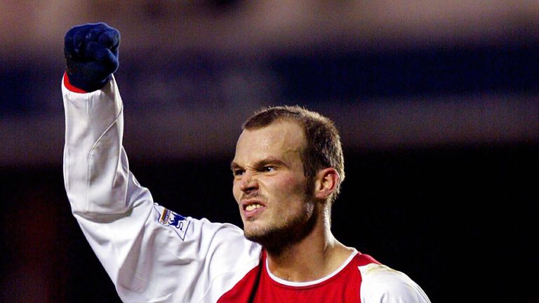 Arsenal's Freddie Ljungberg