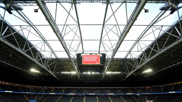 Friends Arena in Stockholm will host Leicester's match with Barcelona