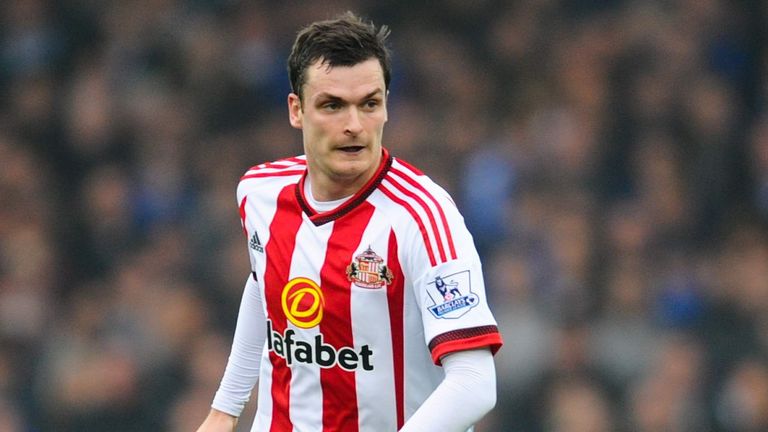 Adam Johnson of Sunderland runs with the ball during the Barclays Premier League match against Everton.