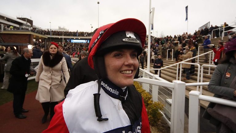 Victoria Pendleton at Cheltenham Festival