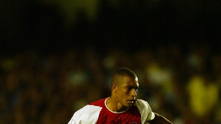 Gilberto Silva of Arsenal 