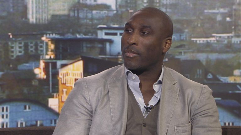 Sol Campbell discussed Arsene Wenger's position with Ben and Kammy on the Goals on Sunday sofa