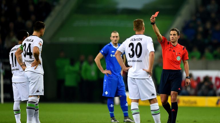  Indiscipline has been a problem for Xhaka in Germany and he has been sent off six times in less than two years