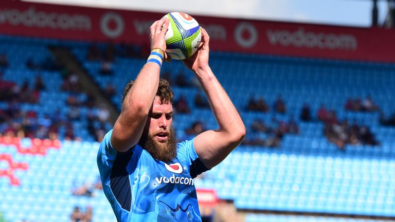 Grant Hattingh of the Bulls during the 2016 Super Rugby match between Vodacom Bulls and Rebels at Loftus Versfeld