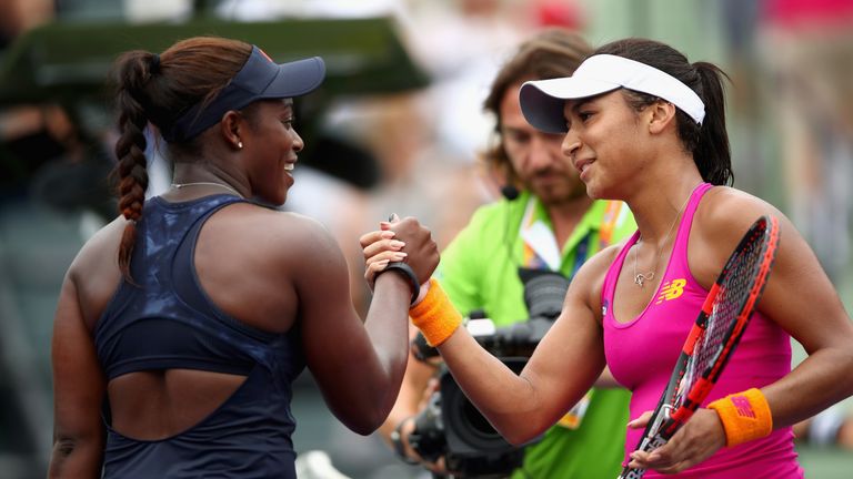 Watson needed just over an hour to beat Stephens in the second-round match