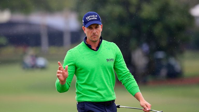 Henrik Stenson heads in to the final round two shots off the pace