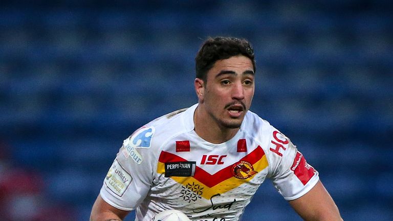 Huddersfield Giants v Catalans Dragons - John Smith Stadium, Huddersfield, England - Catalans' Tony Gigot.