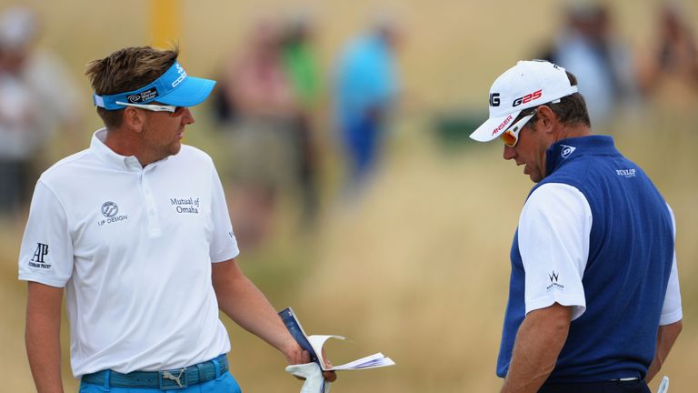 Ian Poulter of England (left) and Lee Westwood need to show improved performances, says McGinley