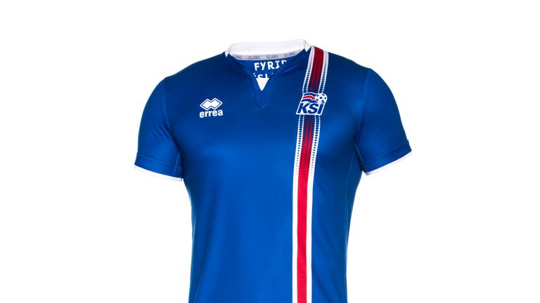 Iceland home kit for Euro 2016