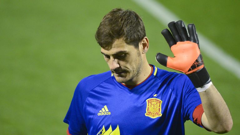 Spain's goalkeeper Iker Casillas 