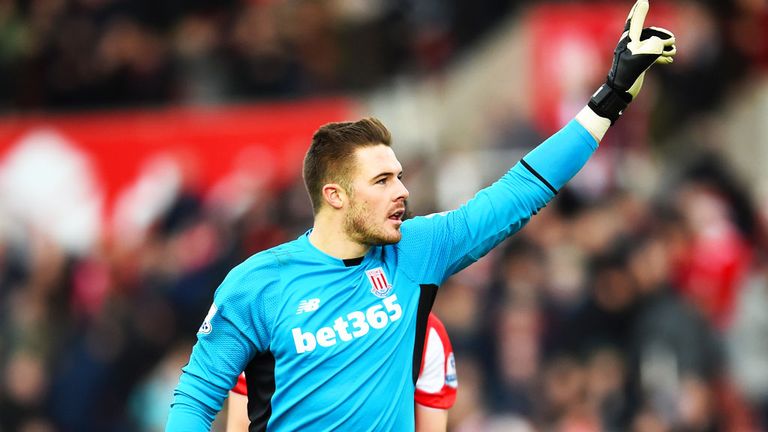 Stoke goalkeeper Jack Butland hopes to be first choice for England