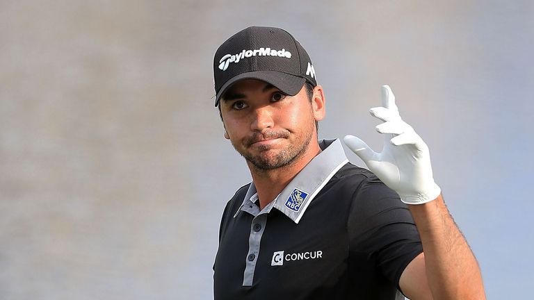 Jason Day of Australia walks up the 18th fairway during the final round of the Arnold Palmer Invitational