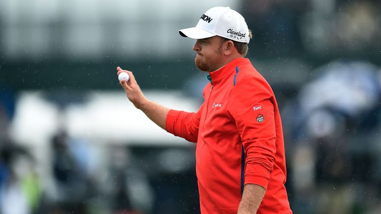 HUMBLE, TX - APRIL 05:  J.B. Holmes waves to the crowd following an eight-under par 64 in the final round of the Shell Houston Open at the Golf Club of Hou