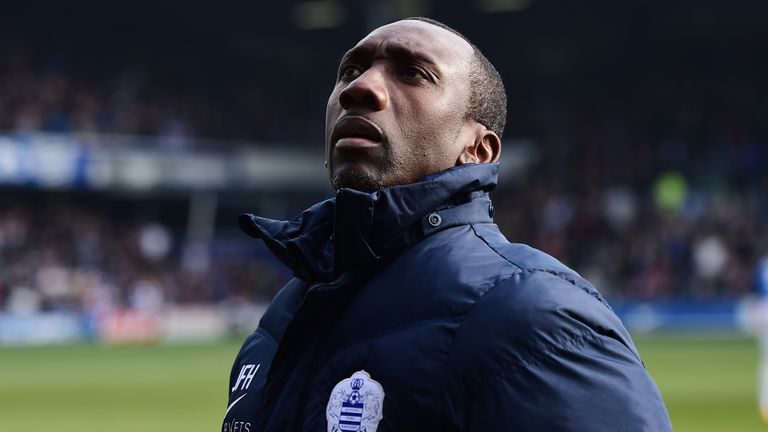 Jimmy Floyd Hasselbaink, manager of Queens Park Rangers
