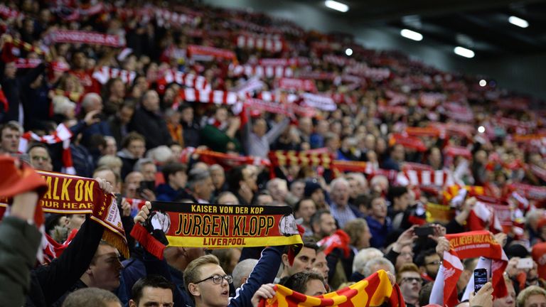 Jurgen Klopp has called on Liverpool supporters to outdo their Manchester United rivals over two Europa League games