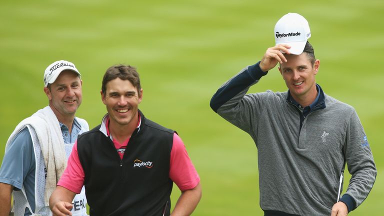 Brooks Koepka (left) and Justin Rose are both tipped to impress this week